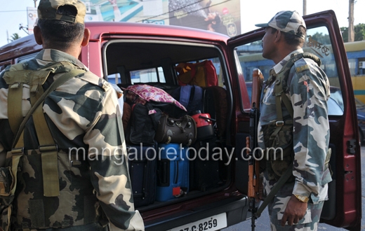 Security tightened in Mangalore